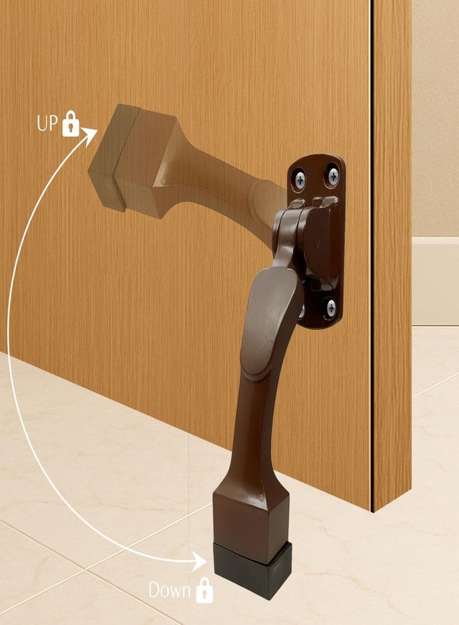 Xpert Door Stopper (Pack of 1) Brown Finish (6 Inches) - Door Stopper for Main Door & Gate Stopper - ADS-75 (PC) 6" - Image 4